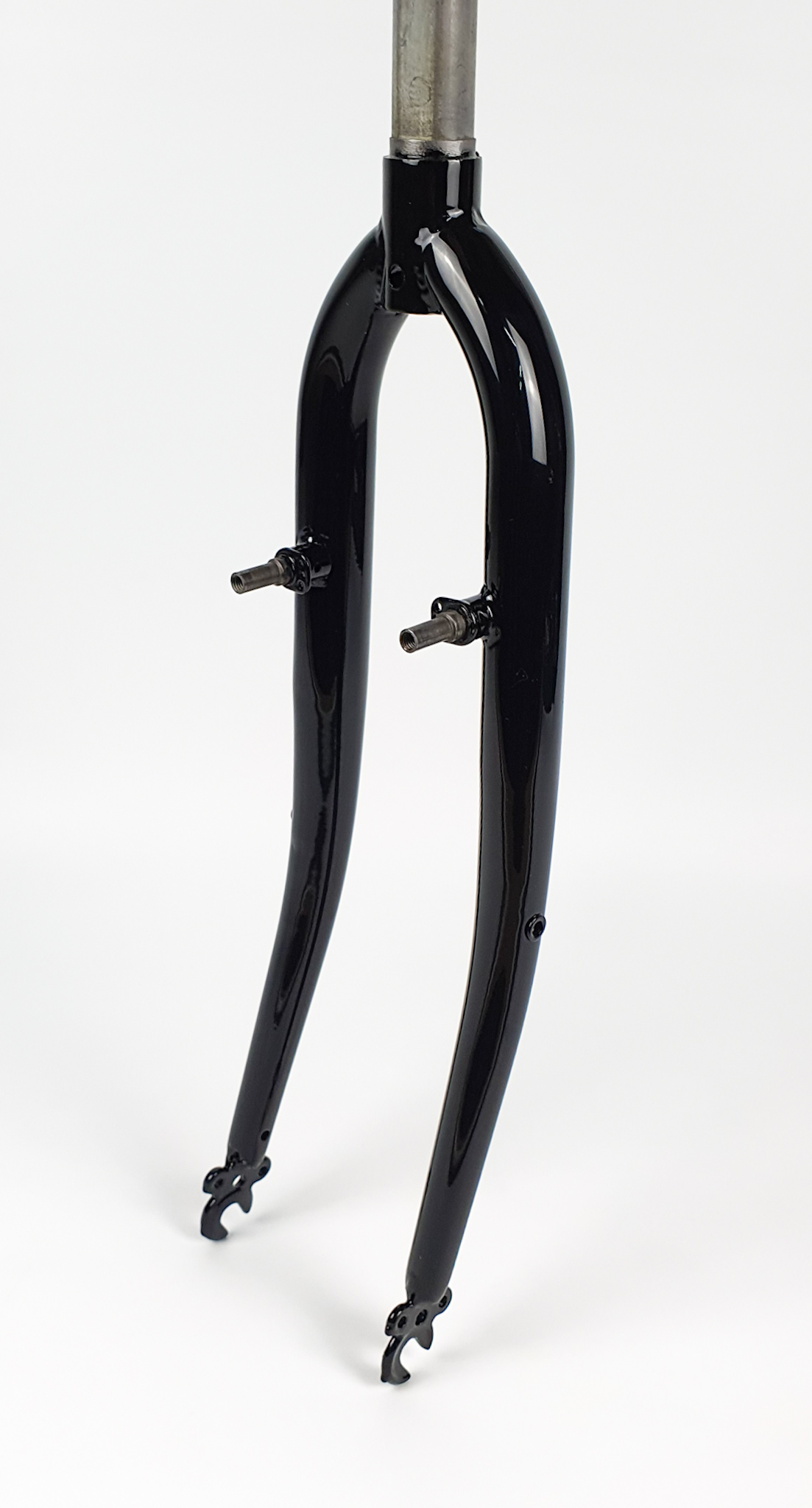 CNC 28" CrMo Trekking Gabel 1 1/8" Gewinde 185mm Canti schwarz